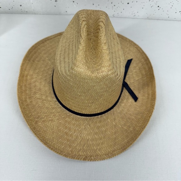 San Francisco Size 6 7/8 Made in Mexico Straw Cowboy Hat - Picture 6 of 12